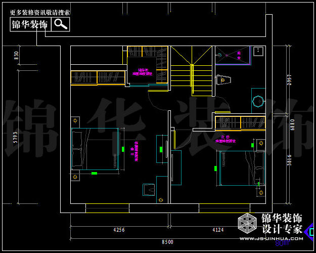 德盈國際廣場(chǎng)B3戶型80平米  戶型